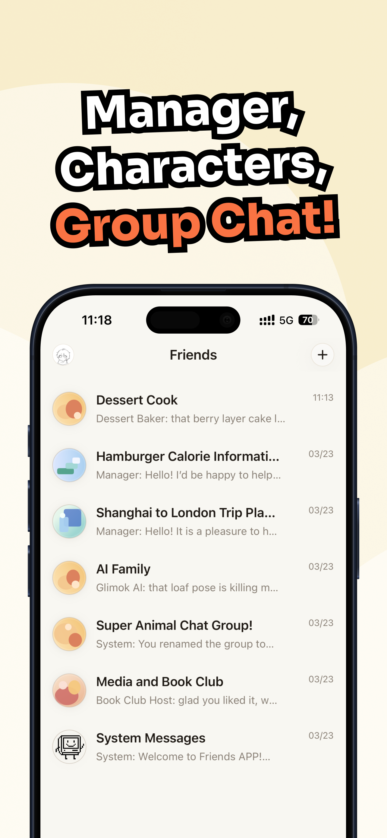 Friends app screenshot 7